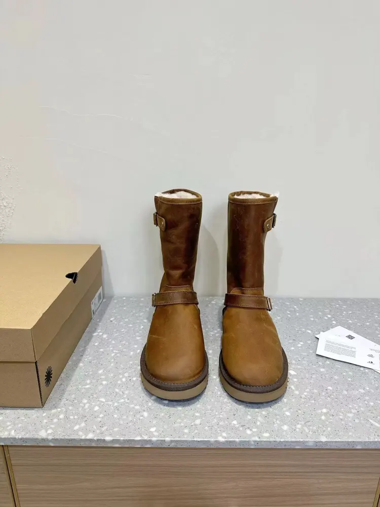 UGG Oil Jiji Autumn and Winter New Warm Wool Shoes Cotton Shoes