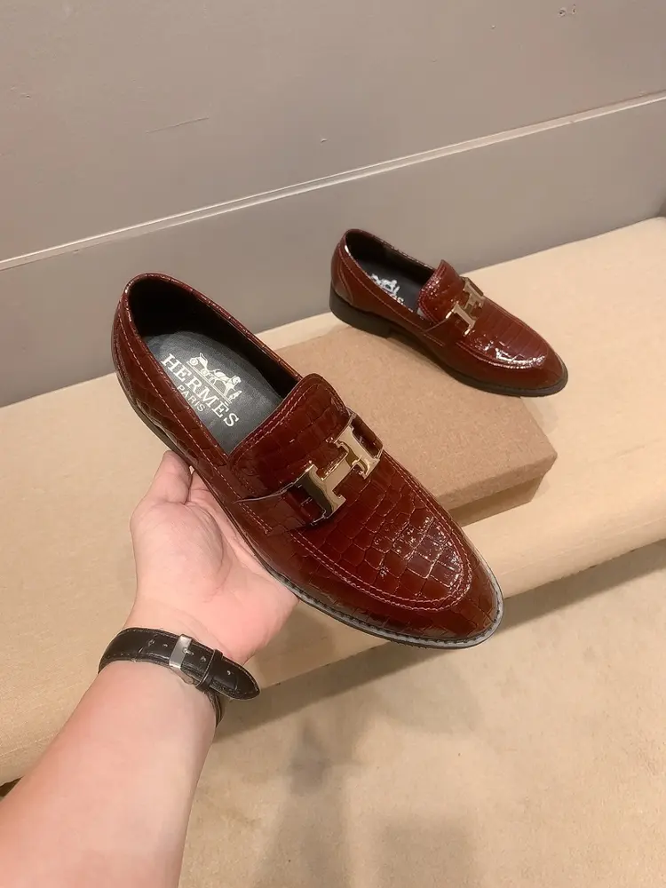 Hermès boat shoes are luxurious