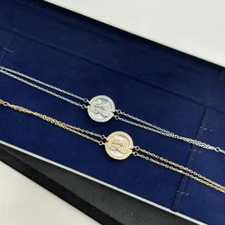 FRED Infinity Series White Mother-of-Pearl Double-Layer Bracelet