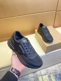 Prada modern style sneakers. Casual loafers original leather Pig lining (no fading and foot