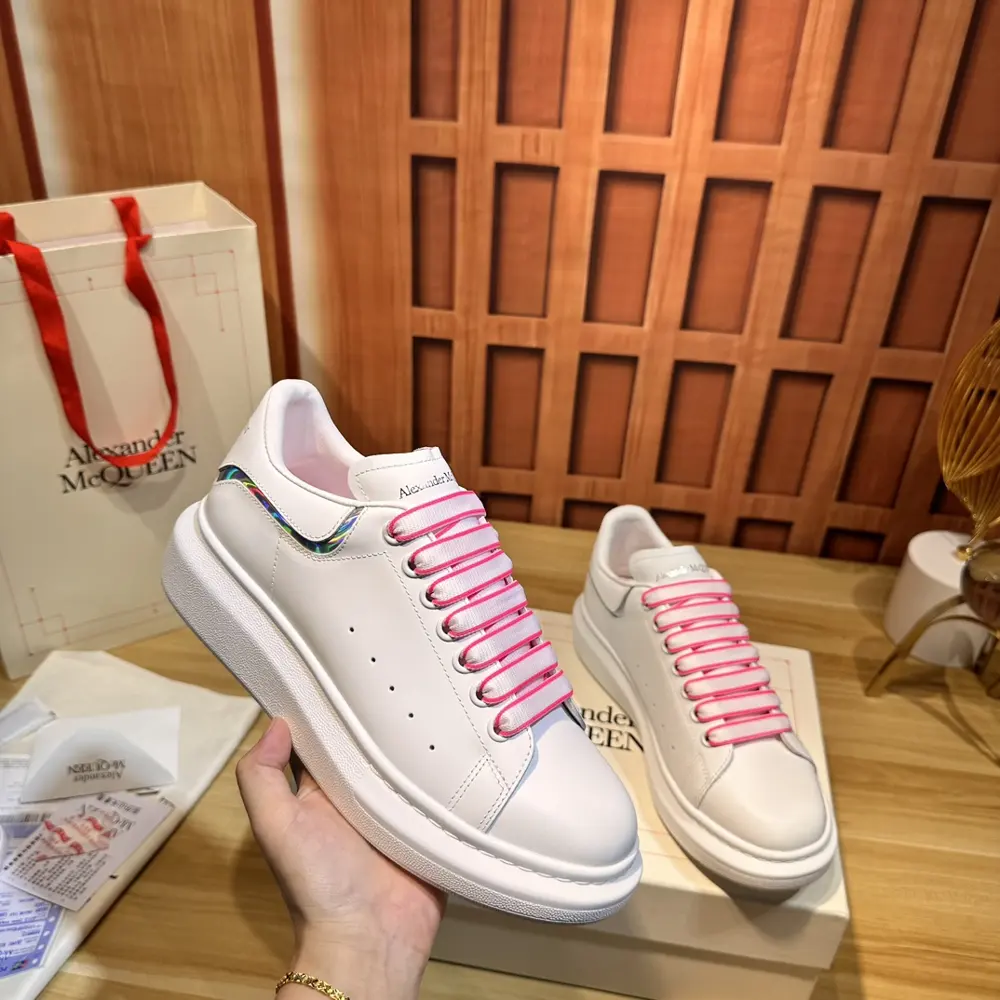 Alexander McQueen classic white shoes
