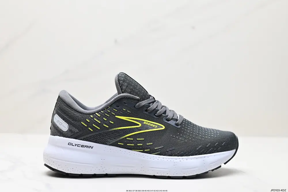 Brooks Glycerin 20 Running Shoes Men’s Cushioning Marathon Nitrogen Jogging Shoes 110382