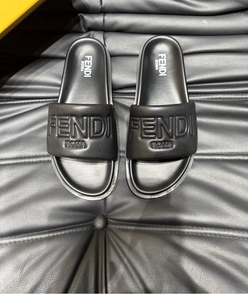Fendi luxury slippers