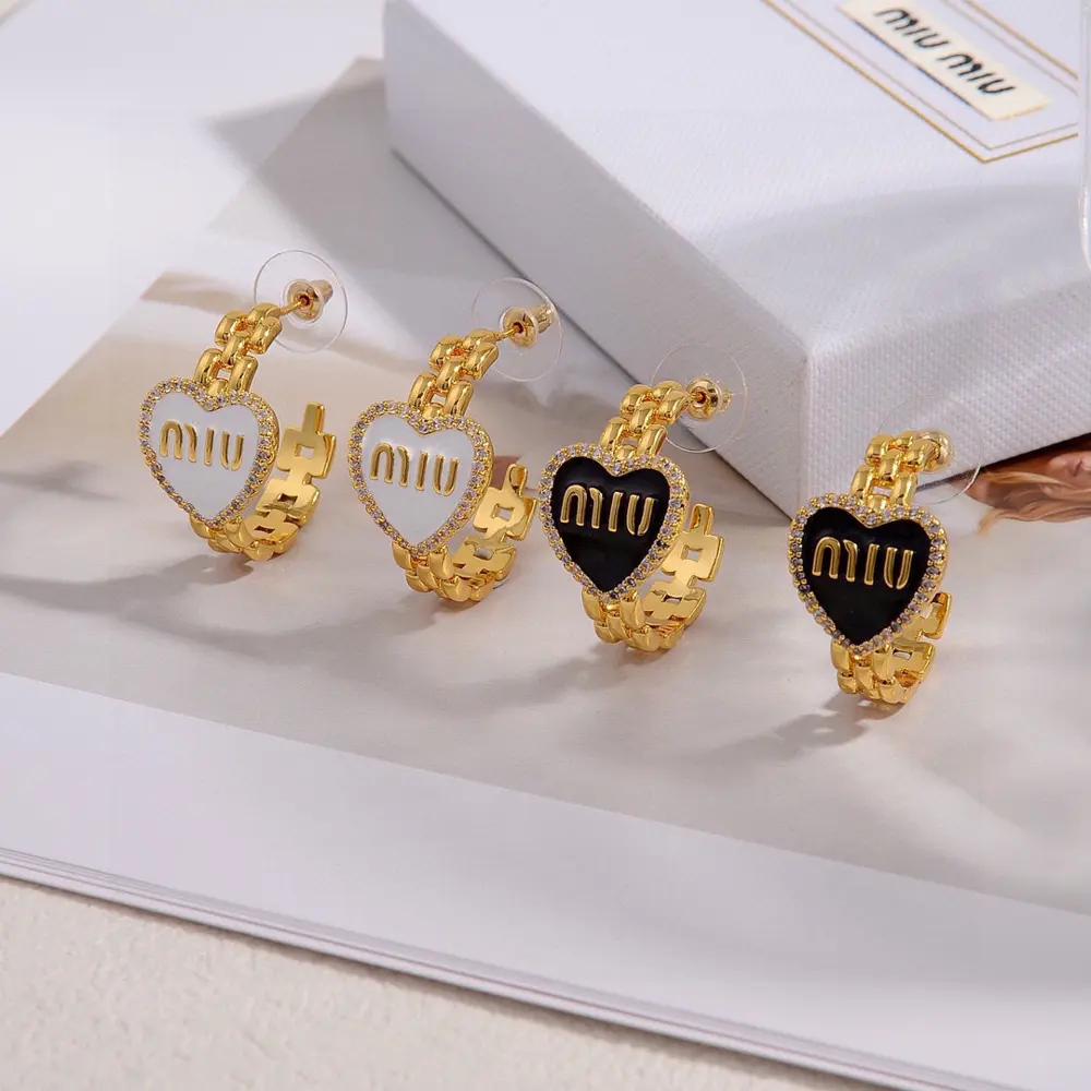 miumiu resin earrings