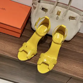 Hermès『 Crocodile Leather Size Grain』 New Colors 7cm9cm.10.5cm Heels
