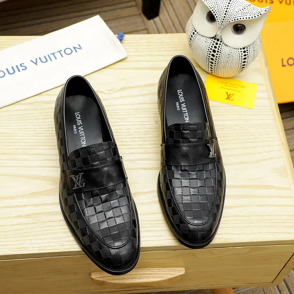 Louis Vuitton high-end business formal leather shoes