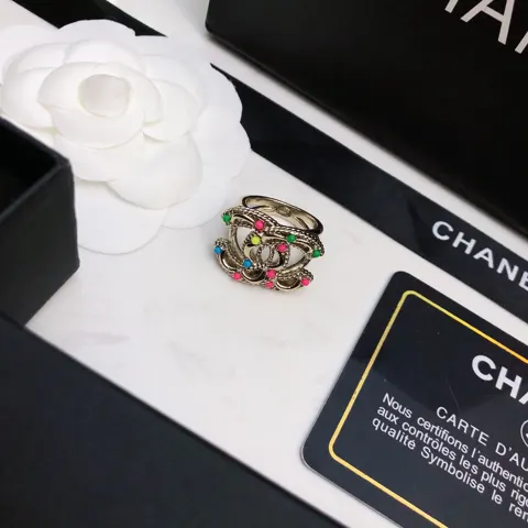 Chanel classic double C ring