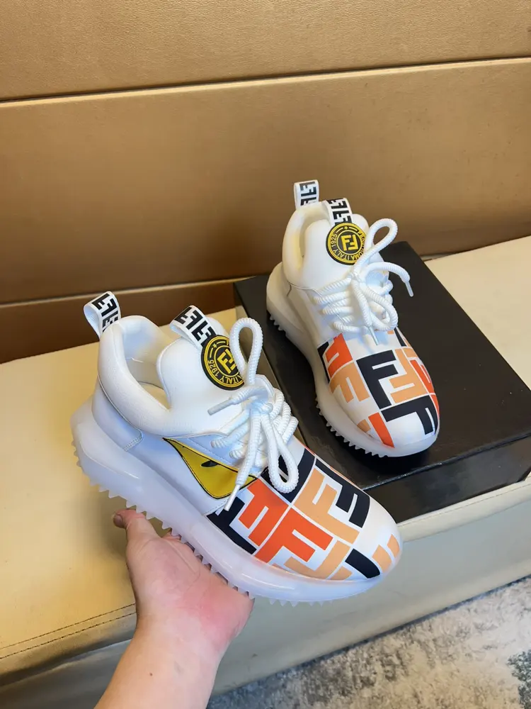 Fendi sports shoes. A must-have casual shoe for trendy men Original brand imported from