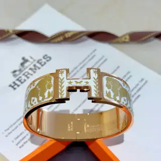 Hermes bracelet Original custom 20mm wide bracelet The enamel craft is a real test of the