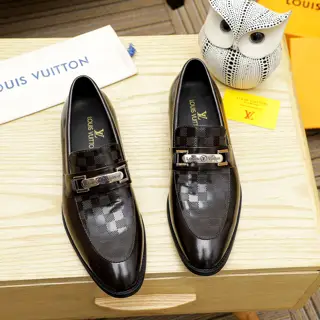 Louis Vuitton new men’s casual business leather shoes