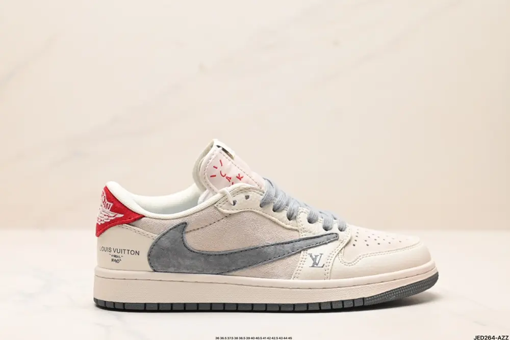 Nike AJ1 reverse hook Travis Scott x Air Jordan 1 ” Reverse Mocha “AJ1 Joe 1 TS Lightning XY2688-103