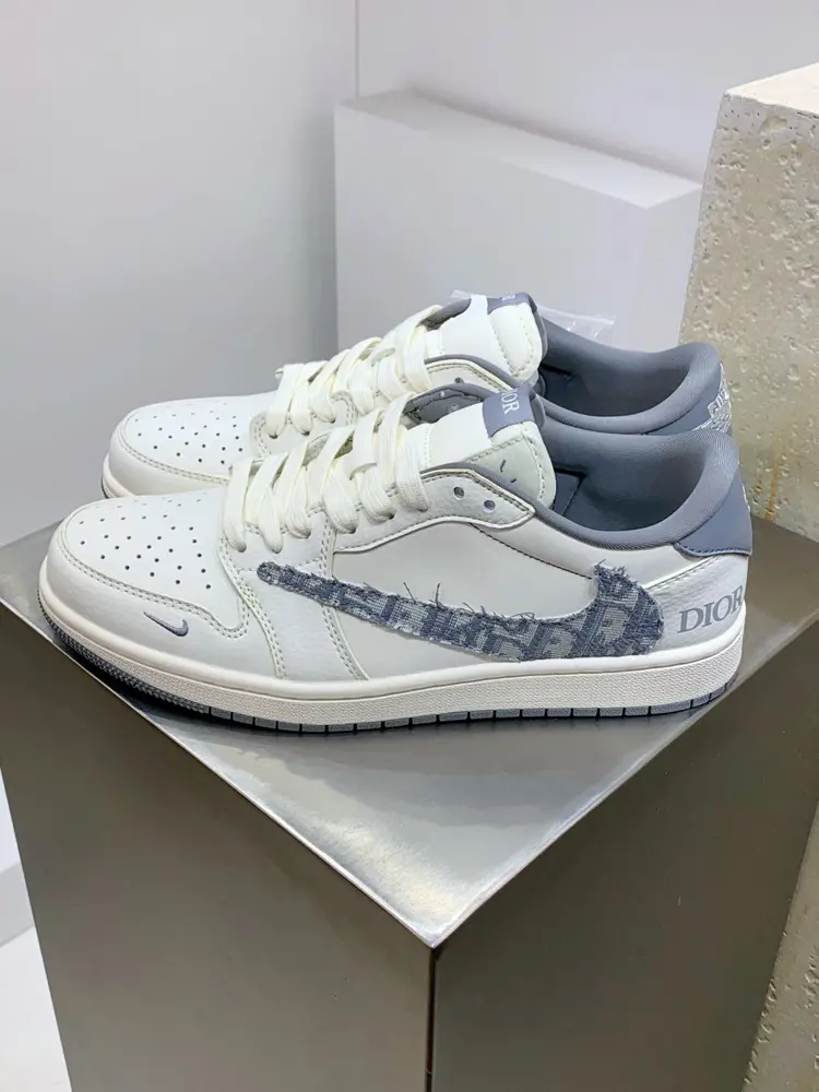 Dior x Travis Scott x Nike Air Jordan 1 Low OG SP “Christian Dior” AJ1 Jordan 1 classic DM6688-603