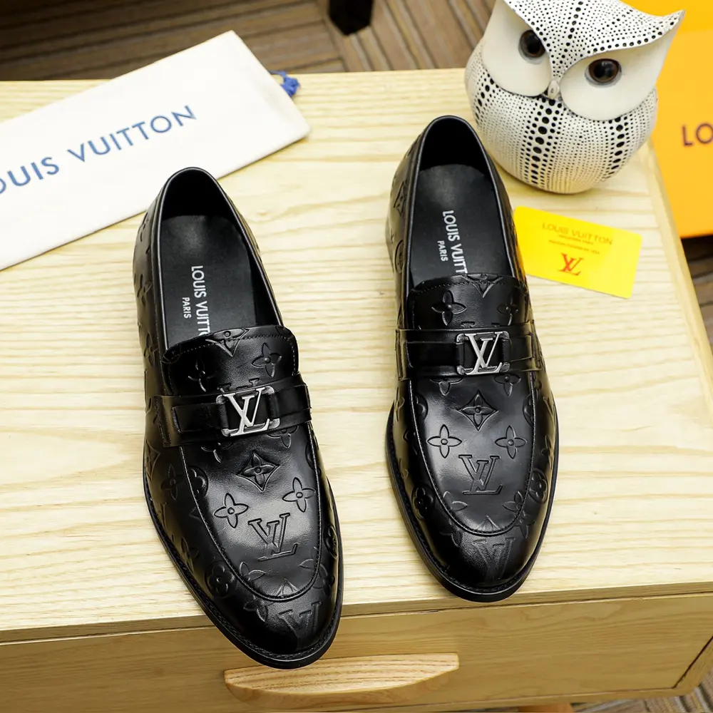 Louis Vuitton high-end business formal leather shoes