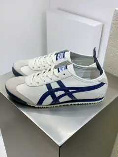 Asics Using soft grain cowhide leather combined with suede trim upper material#Embedded 1183B391-100