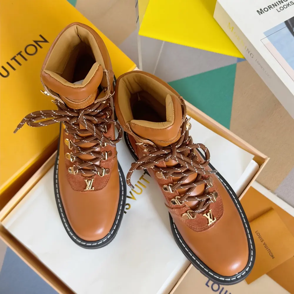 Louis Vuitton Martin boots lace-up ankle boots