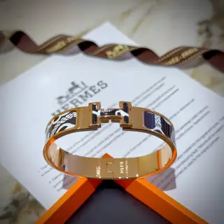 Hermes bracelet v gold original custom Hermes bracelet enamel craftsmanship is too