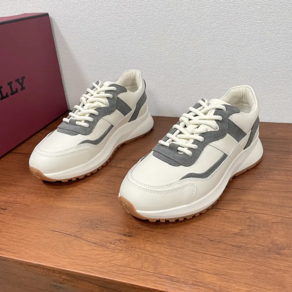 Bally men’s new leather sneakers