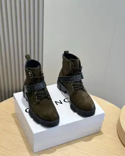 Givenchy webbing martin boots