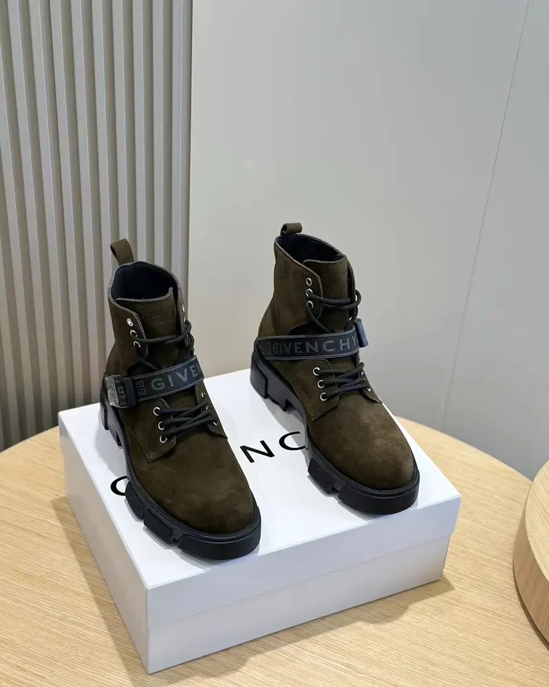 Givenchy webbing martin boots