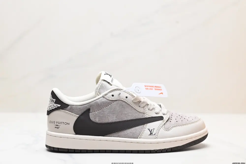 Nike AJ1 reverse hook Travis Scott x Air Jordan 1 “Reverse Mocha” AJ1 Joe 1 TS Lightning LX1988-100