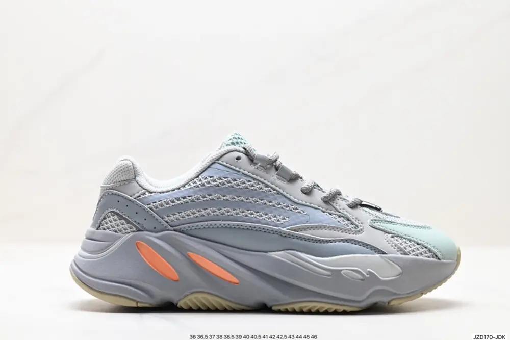 Adidas YEEZY 700V2 ‘Static’ Adidas Yeezy 700 second generation retro dad shoes FV9922 gray