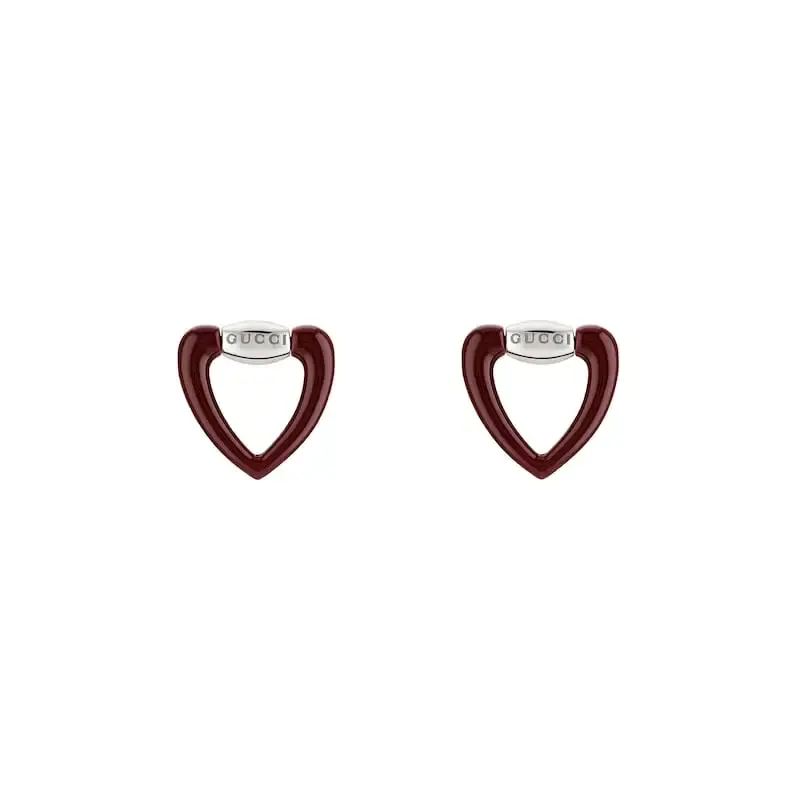 Gucci enamel earrings