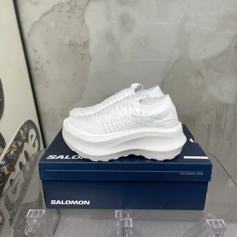 Salomon CDG Rei Kawakubo co-branded thick-soled shoes (woven surface)