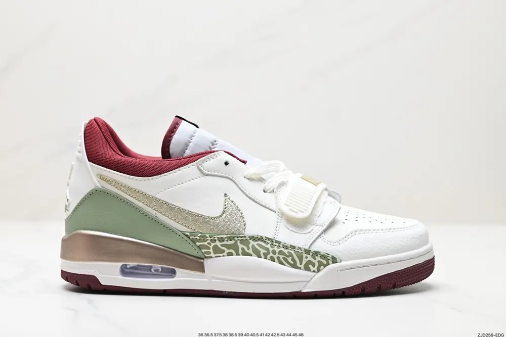 Nike Air Jordan Legacy AJ312 Graffiti High Top CNY Dragon Year Limited White and Green FZ5047-120