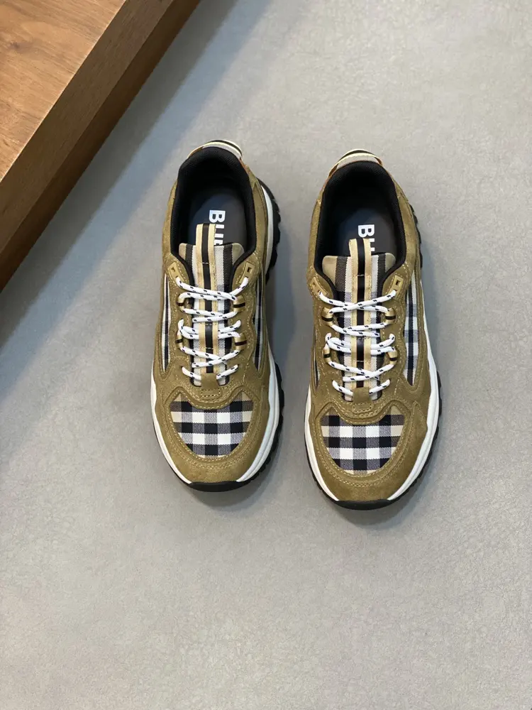 Burberry classic low-top thick-soled sneakers