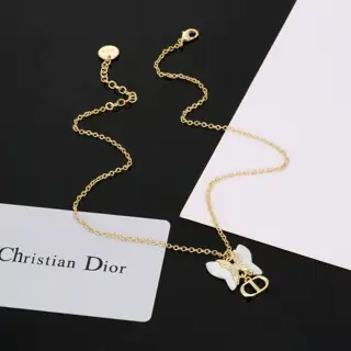 Dior The JaDior butterfly necklace