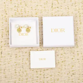 [Dior Bee CD Resin Pearl Earrings] The latest Cruise model for early spring 2025