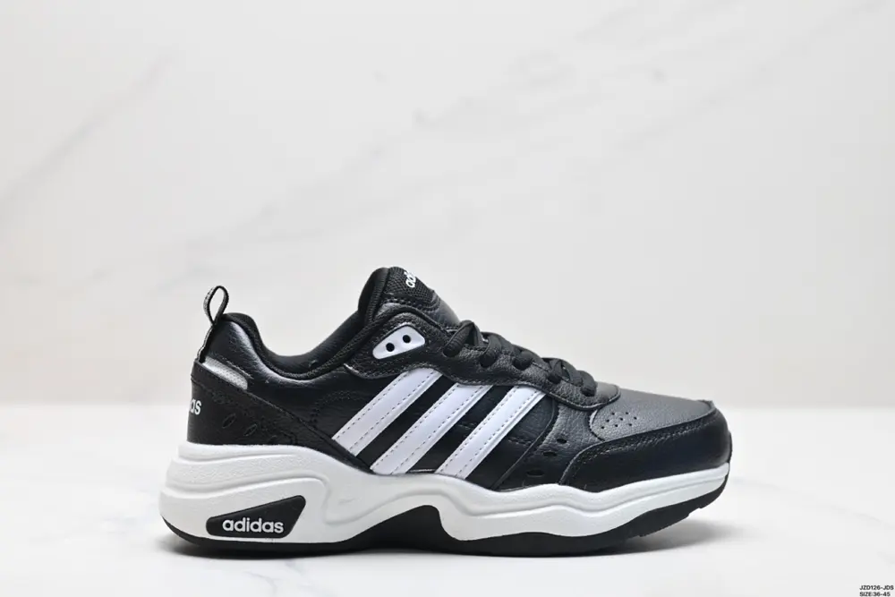 Adidas neo Strutter leather retro sports non-slip low-top lifestyle shoes FW3742