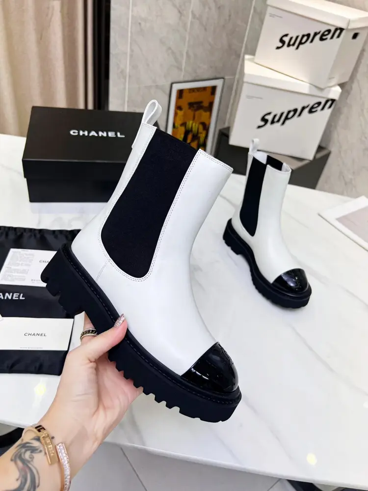 Chanel ankle boots original mold The strap design is super easy to put on and take off