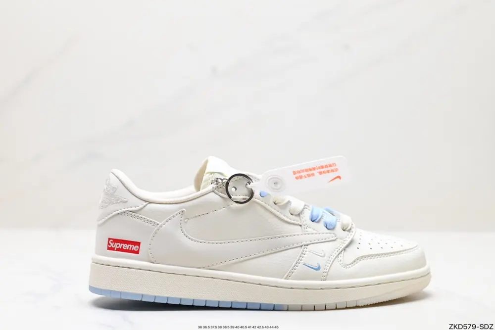 Nike Travis Scott x Fragment Design x Jordan Air Jordan 1 Low OG SP AJ1 Joe 1 LV joint BB6588-102