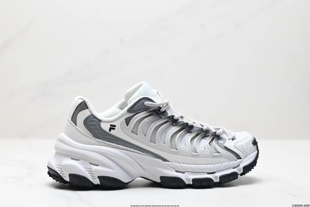 FILA Men’s and Women’s Starship Daddy Shoes Leather Sneakers 2024 Winter New Style T12W431111FCT