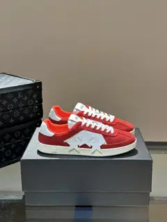 AMIRI bone shoes new color matching couple style Low-top casual sports shoes
