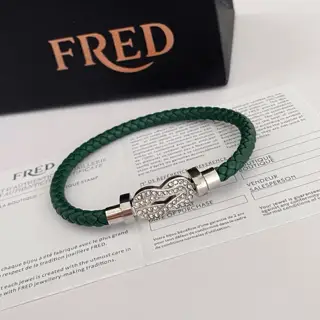 FRED bracelet with diamond 8-shaped buckle