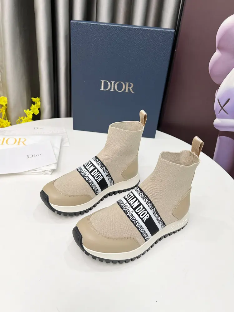 DIOR sock boots. Extremely comfortable. . Based on the classic dad shoe style
