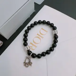 DIOR Multi-element agate Thai silver style bracelet. Same style as G-Dragon. Retro style