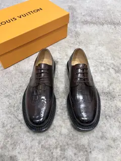 Louis Vuitton calfskin leather Oxford shoes