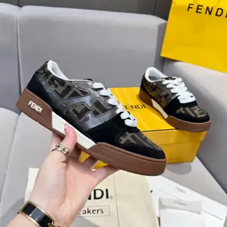 Fendi Match series thick-soled retro sports skateboard shoes 1:1 top quality
