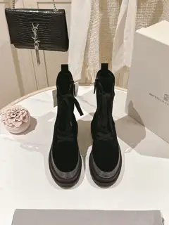 Brunello Cucinelli Ankle Boots The classic inspiration from loafers defines the modern