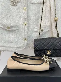 Chanel Classic Chain Butterfly Ballet Shoes Series