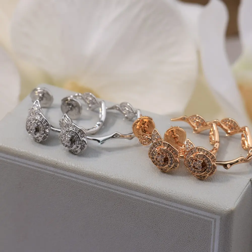 Dior earrings Dior flower earrings⭐The hottest fashion item this season
