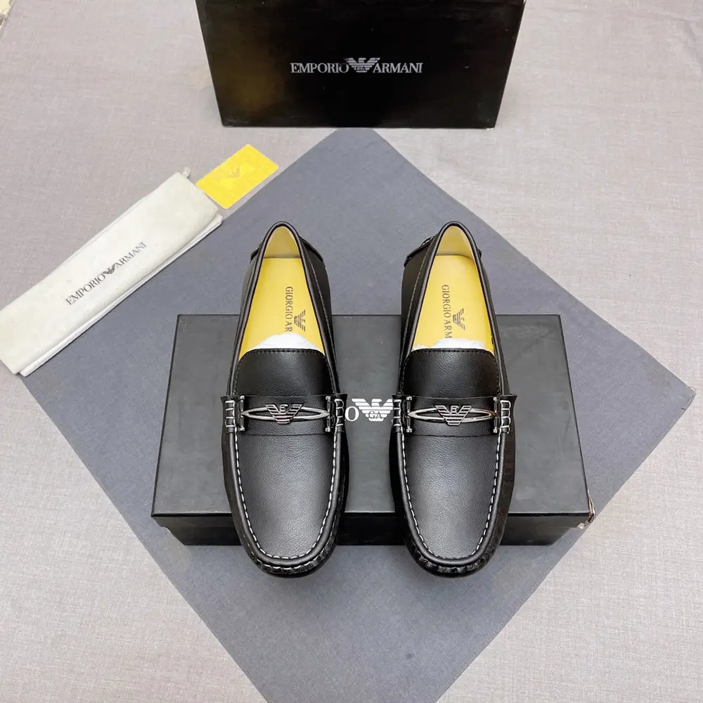 Armani moccasins ~ Four seasons trendy shoes 》Counter quality