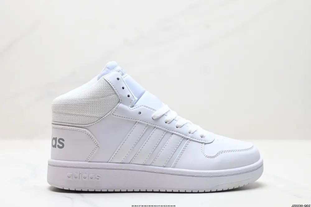 Adidas neo Hoops 2.0 Mid synthetic leather non-slip wear-resistant Adidas mid-top sneakers FV2729