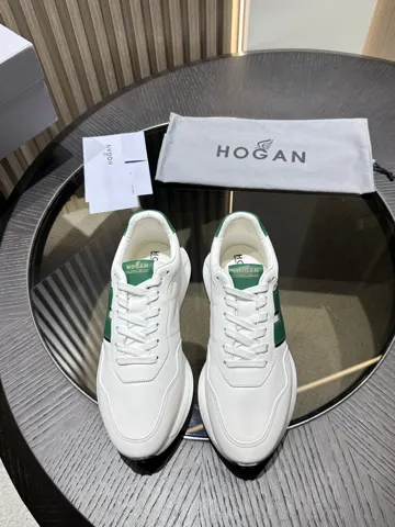 HOGAN H601 leather lace-up sneakers
