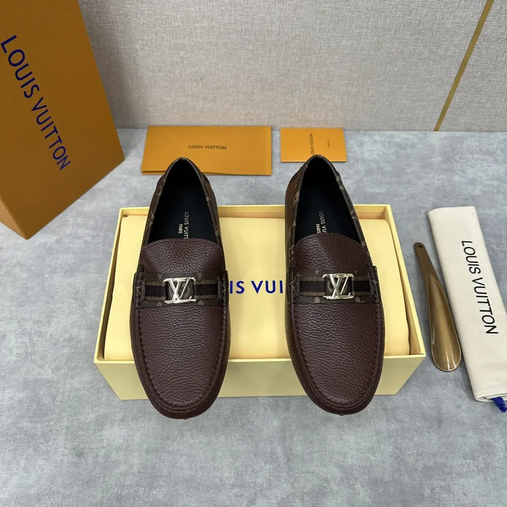 Louis Vuitton classic moccasins slip-on loafers
