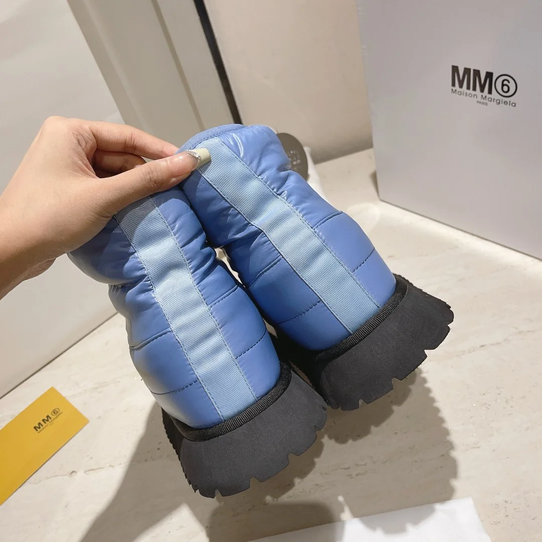 Maison Margiela MM6 thick-soled bread snow boots