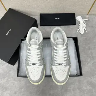 AMIRI couple style street style high version AMIRI bone shoes 20FW RUNWAY SKEL TOP